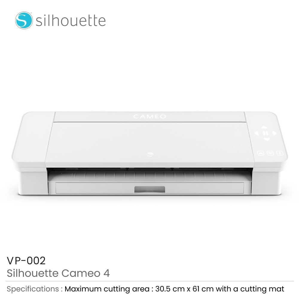 Silhouette Cameo 4 Digital Cutting Plotter Brand New 1 Year Warranty - White