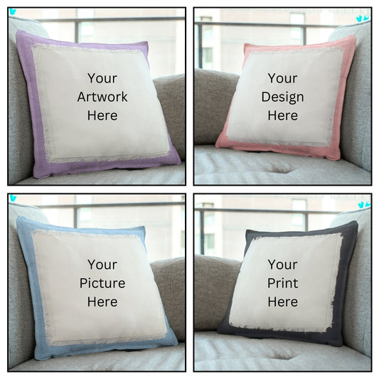 Single Piece - Premium Cotton Sublimation Pillow Covers – DIY Printing