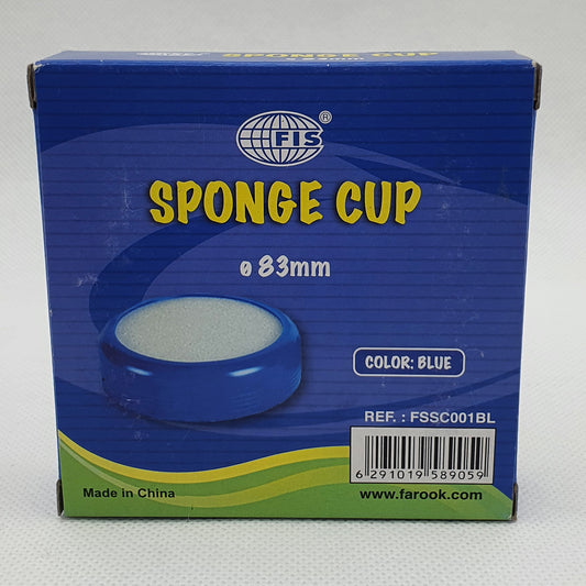 Pack of 4 - Flamingo Sponge Cup Moistener Finger – Blue Color – Precision Moistening for Efficient Sorting and Counting