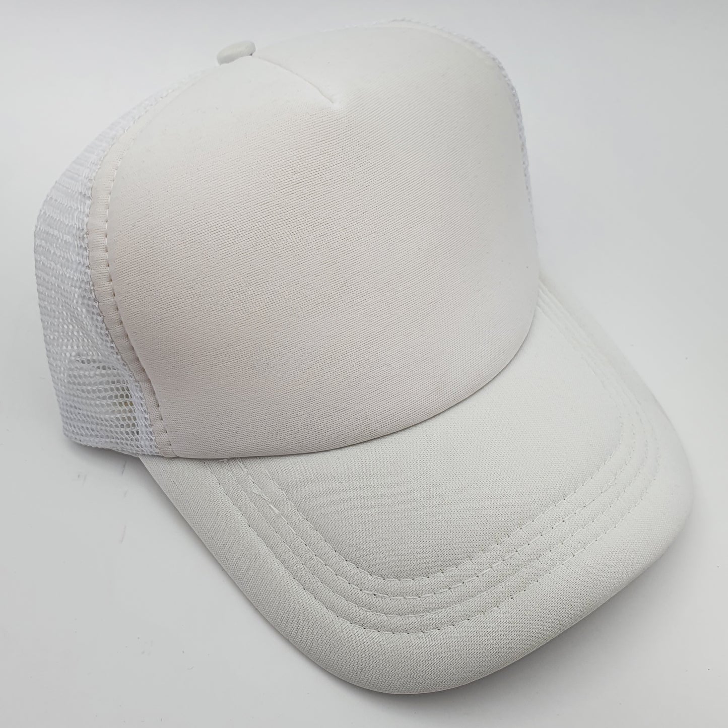 1 Pc - Premium Half-Sublimation Cotton Cap with Mesh Back – Available in 8 Colors