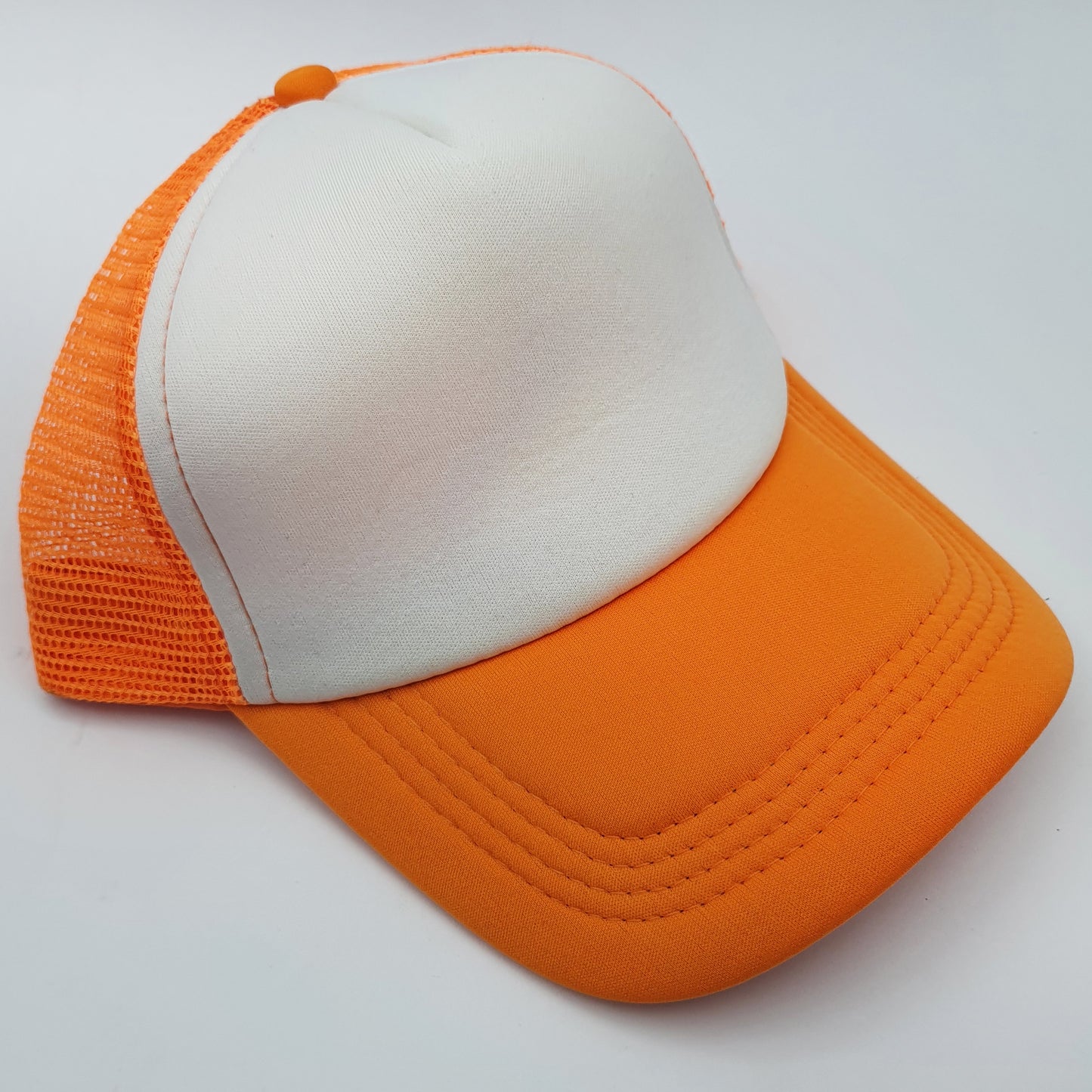 1 Pc - Premium Half-Sublimation Cotton Cap with Mesh Back – Available in 8 Colors