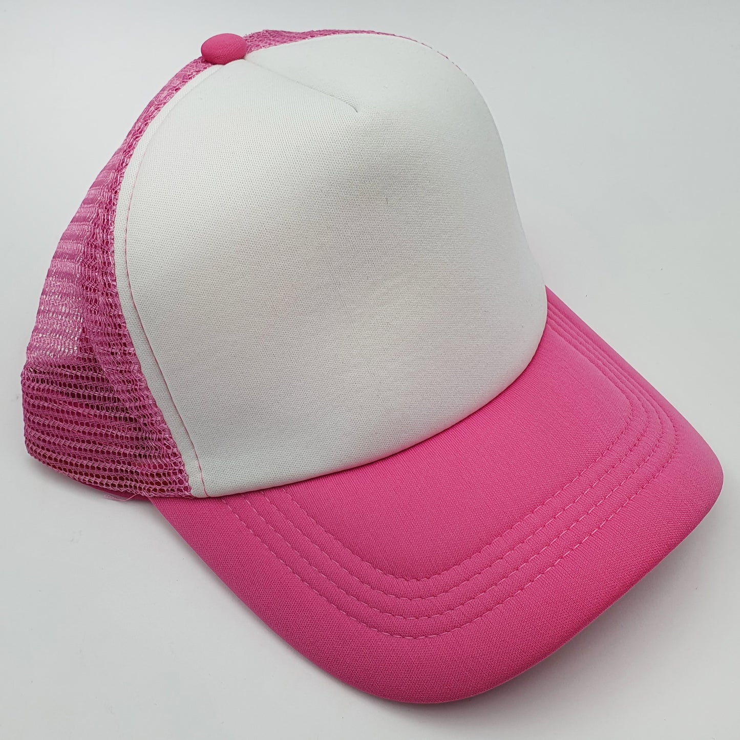 1 Pc - Premium Half-Sublimation Cotton Cap with Mesh Back – Available in 8 Colors