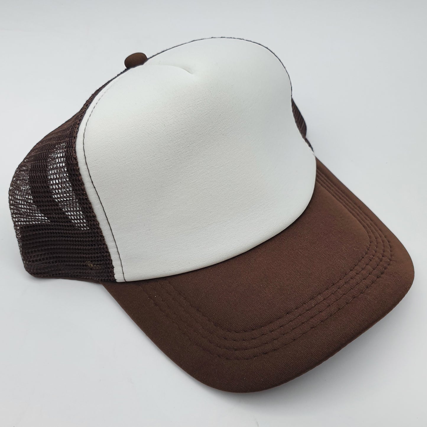 1 Pc - Premium Half-Sublimation Cotton Cap with Mesh Back – Available in 8 Colors