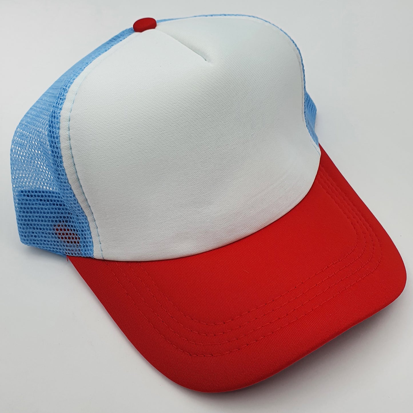 1 Pc - Premium Half-Sublimation Cotton Cap with Mesh Back – Available in 8 Colors