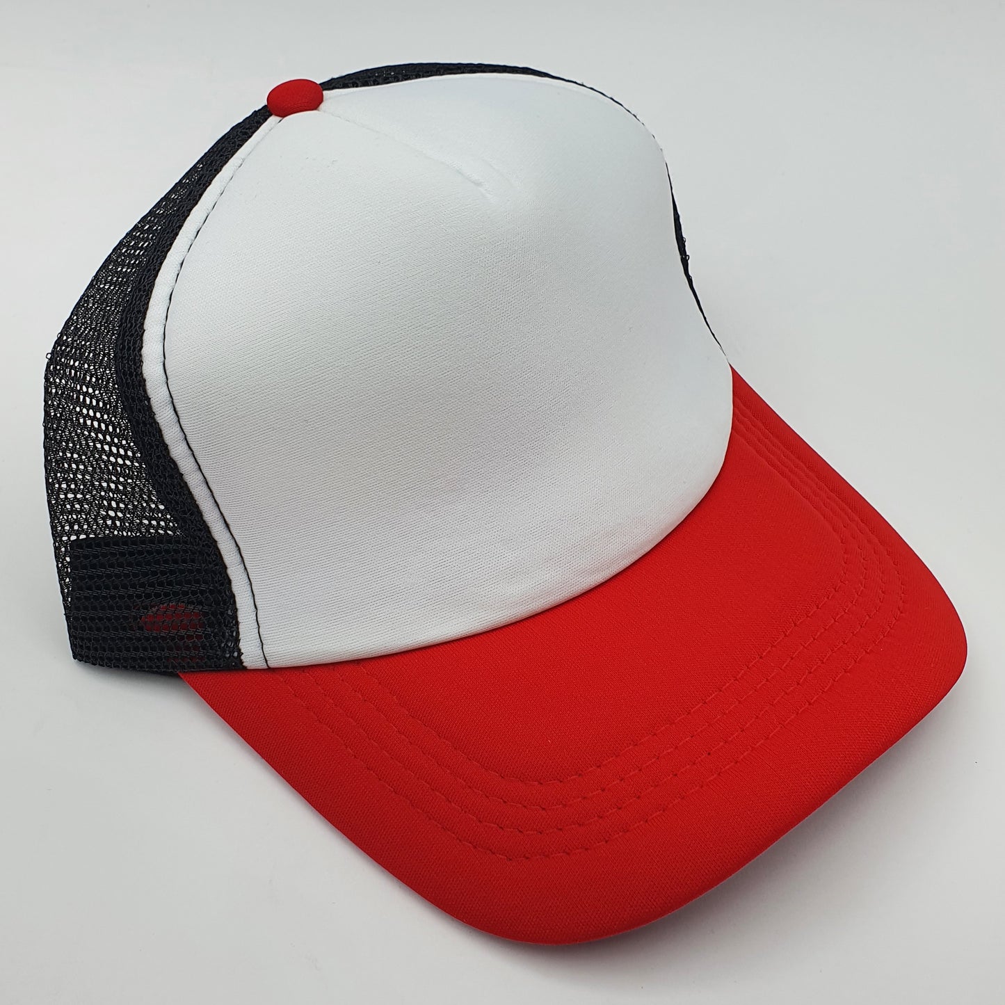 1 Pc - Premium Half-Sublimation Cotton Cap with Mesh Back – Available in 8 Colors