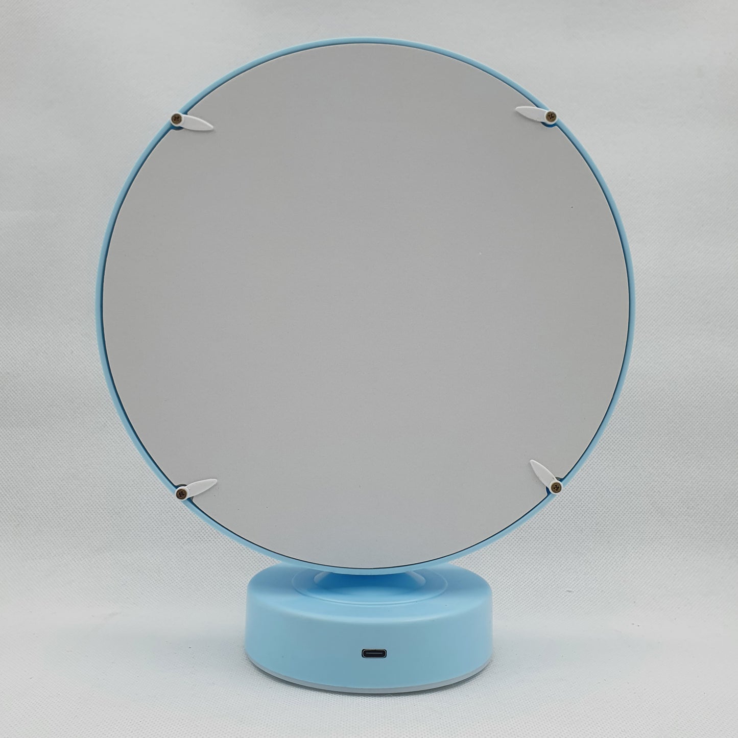 Round Mirror Picture Frame Lamp With Mirror Border and LED Light