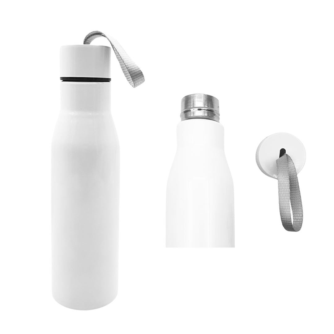 Sublimation Stainless Steel Water Bottle – Perfect for Personalized Gifts with Small Cloth Grip Cap – Luxurious Feel