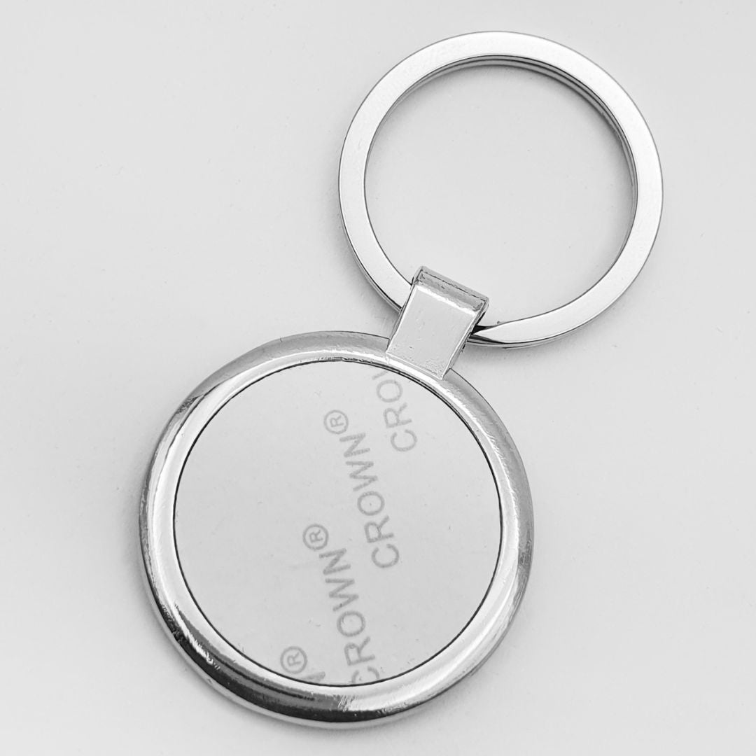 Round Aluminum Blank Keychain