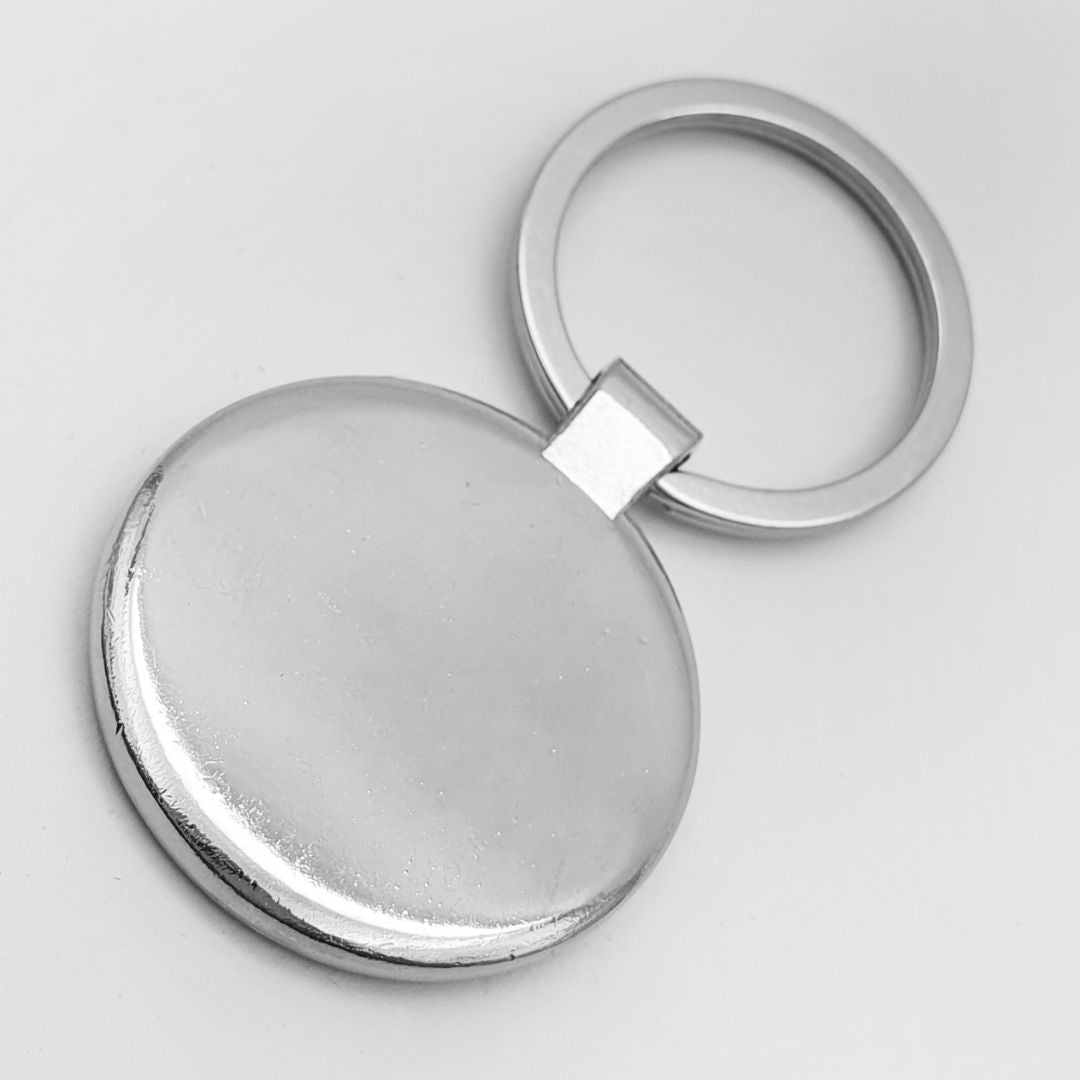 Round Aluminum Blank Keychain