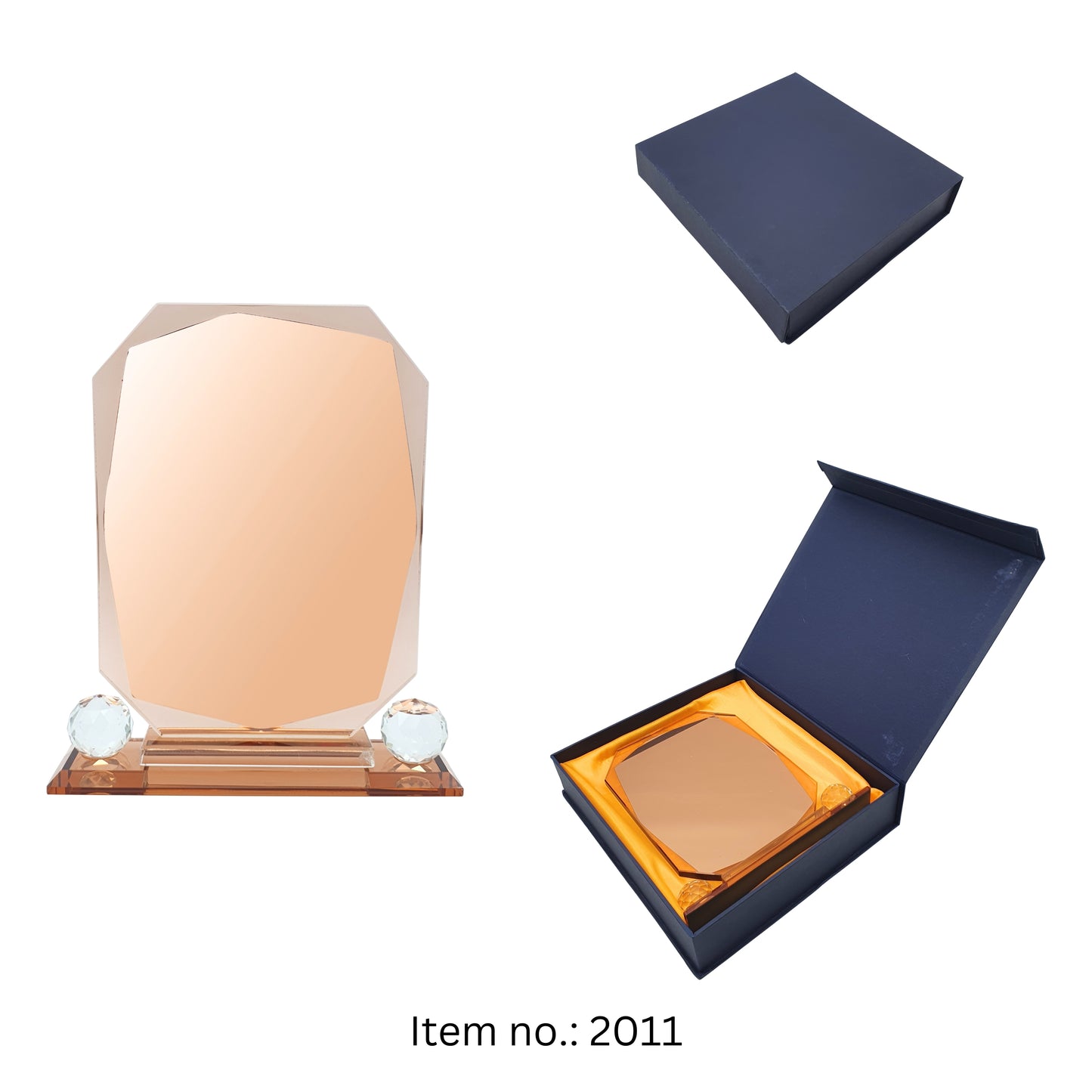 Elevate Your Recognition with Customizable Sublimation Plaques With Cardboard Box - Item 2011