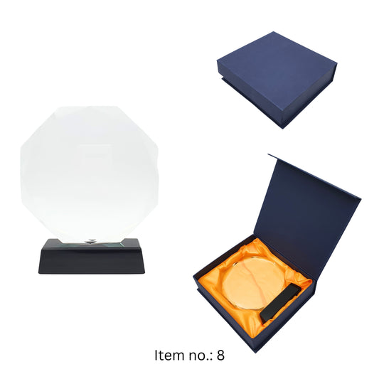 Premium Glass Award Plaques for Sublimation With Cardboard Box – Honor Achievements in Style