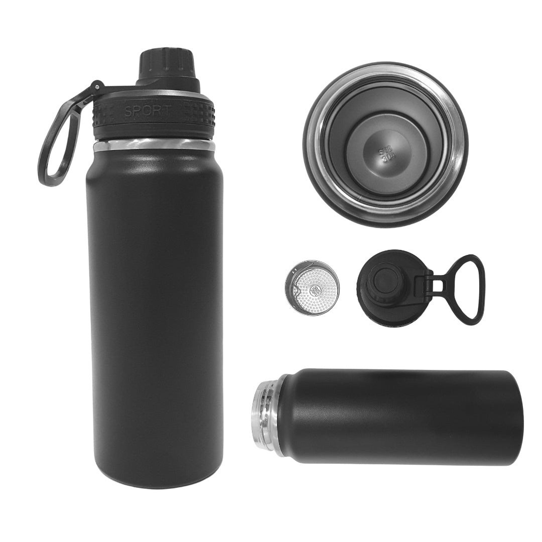 Elite Luxe Sublimation Water Bottle – Personalize Your Premium Hydration – Available in 3 Colors (Twin Color, Black, White)