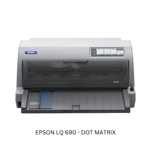 Epson LQ-690 Dot Matrix Printer – High-Speed, Reliable Printing for Continuous and Multi-Part Forms