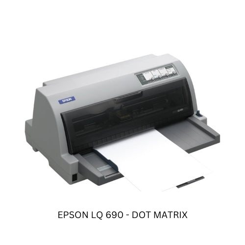 Epson LQ-690 Dot Matrix Printer – High-Speed, Reliable Printing for Continuous and Multi-Part Forms