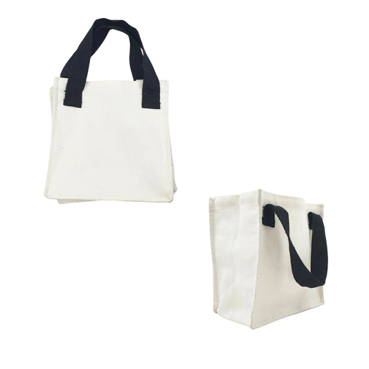 Stylish White Bags with Black Handles – Perfect for Sublimation!