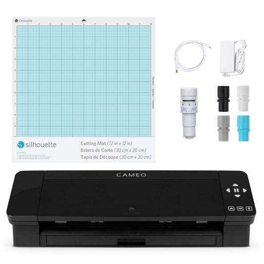 Silhouette Cameo 4 Digital Cutting Plotter Brand New 1 Year Warranty - Black