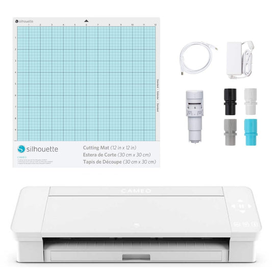 Silhouette Cameo 4 Digital Cutting Plotter Brand New 1 Year Warranty - White